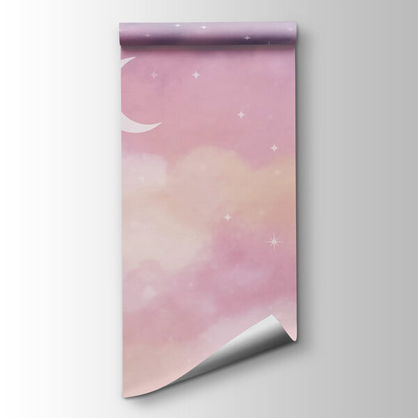 Moon and stars in the sky Moon and stars in the sky