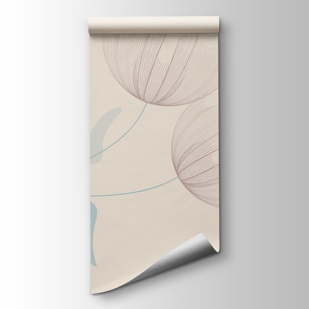 Drawing of flowers and leaves Drawing of flowers and leaves