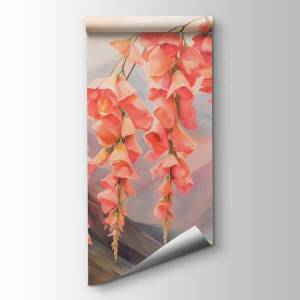 Painting of flowers from a tree