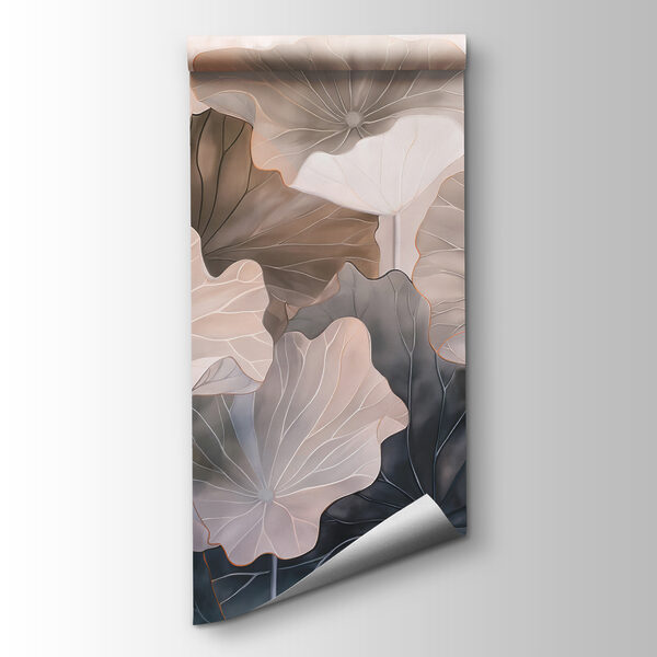 A group of flowers with leaves