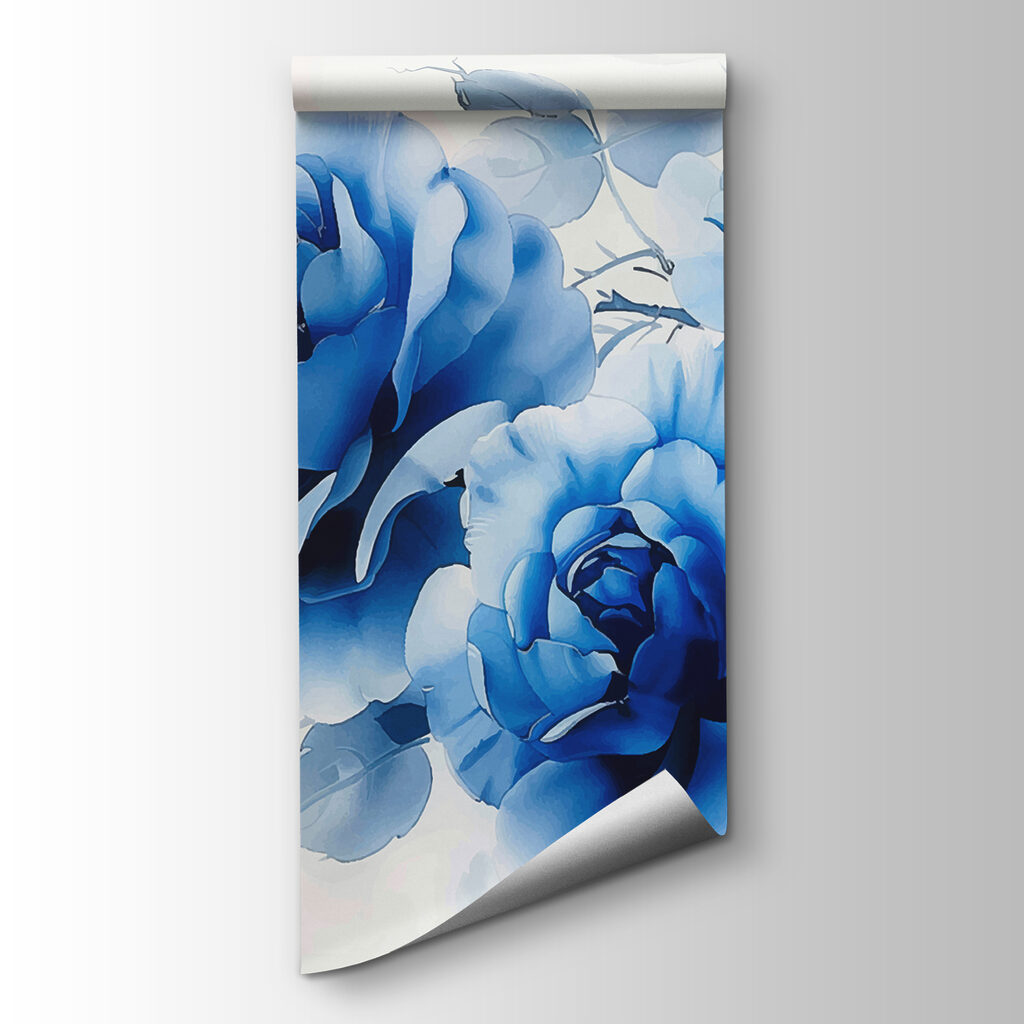 Group of blue flowers