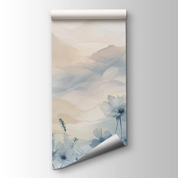 Painting of flowers and butterflies Painting of flowers and butterflies