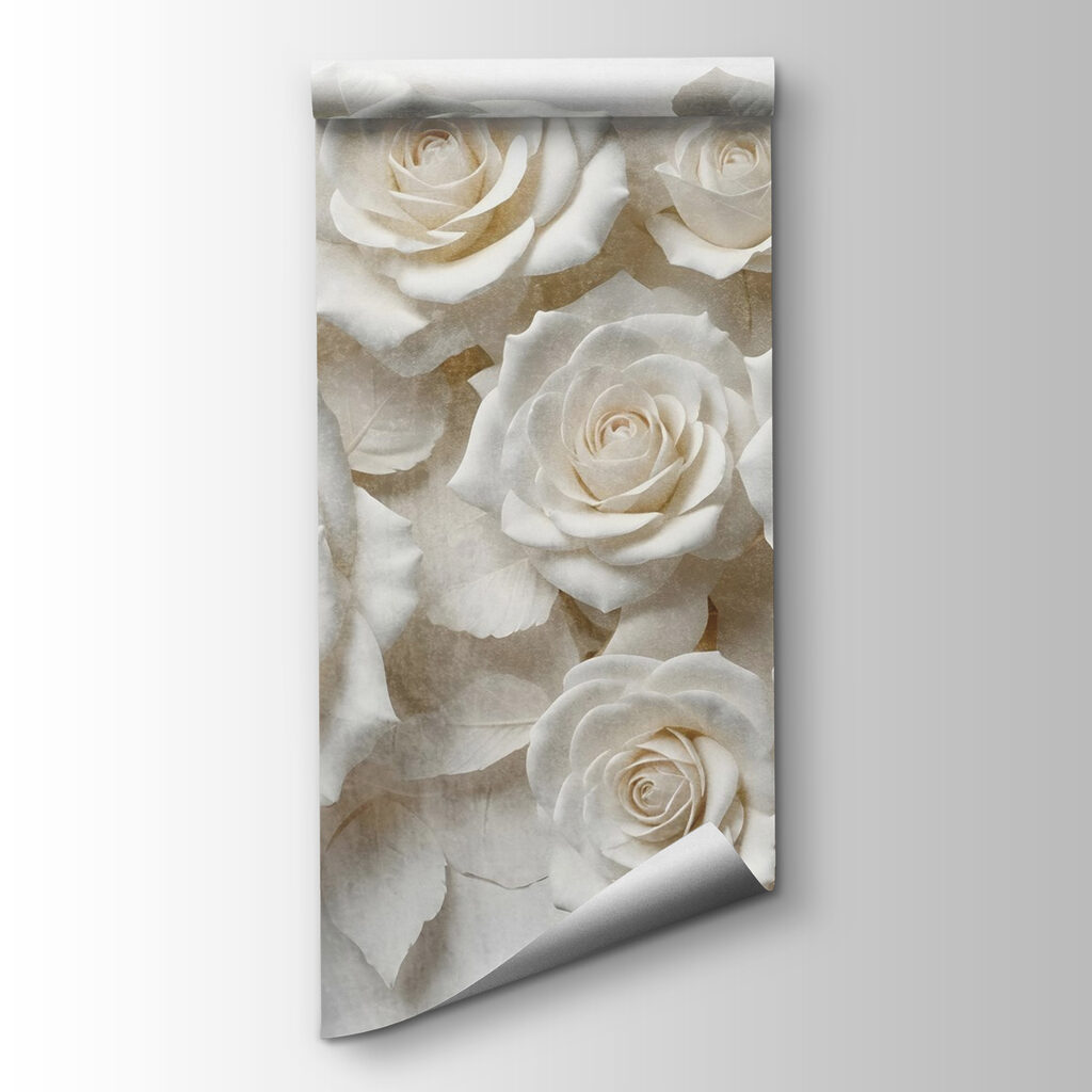 Group of white roses