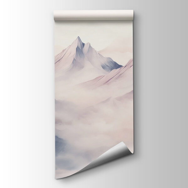 Mountain range with clouds Mountain range with clouds