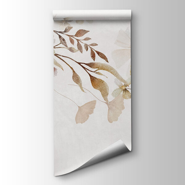 Painting of flowers and leaves