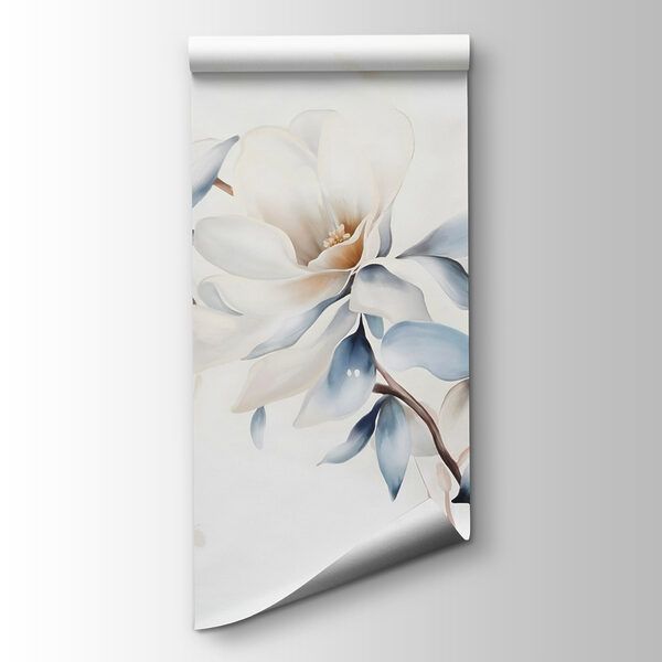 Painting of flowers on a white background