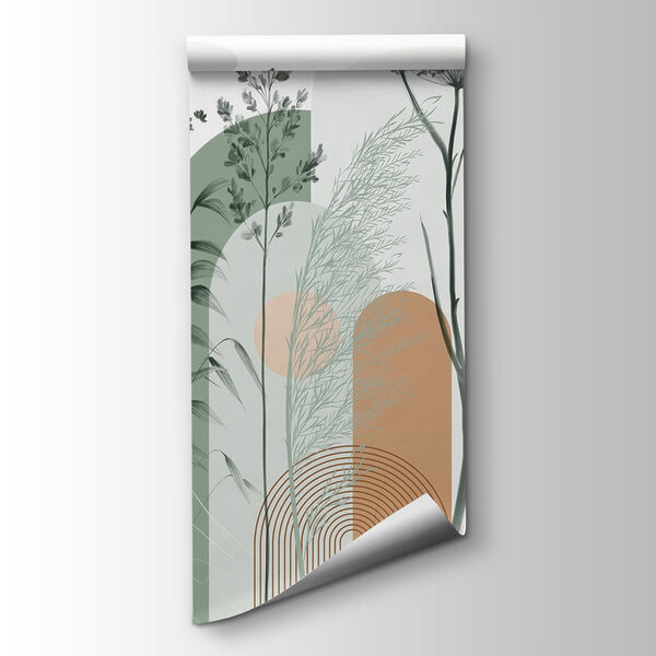 Serene nature-inspired abstract design