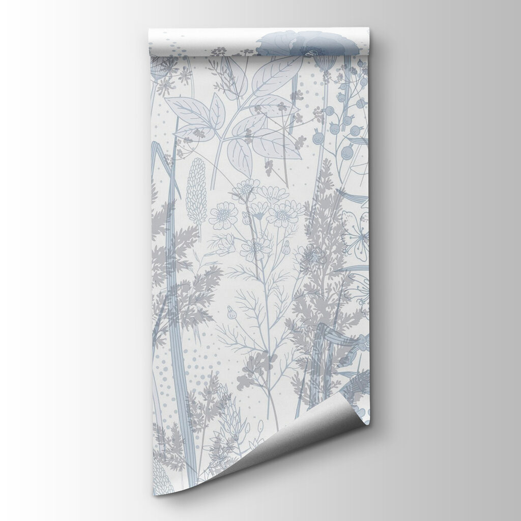 Delicate flowers in soft hues