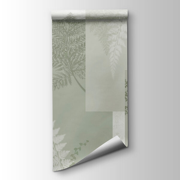 Natural patterns in soft green hues