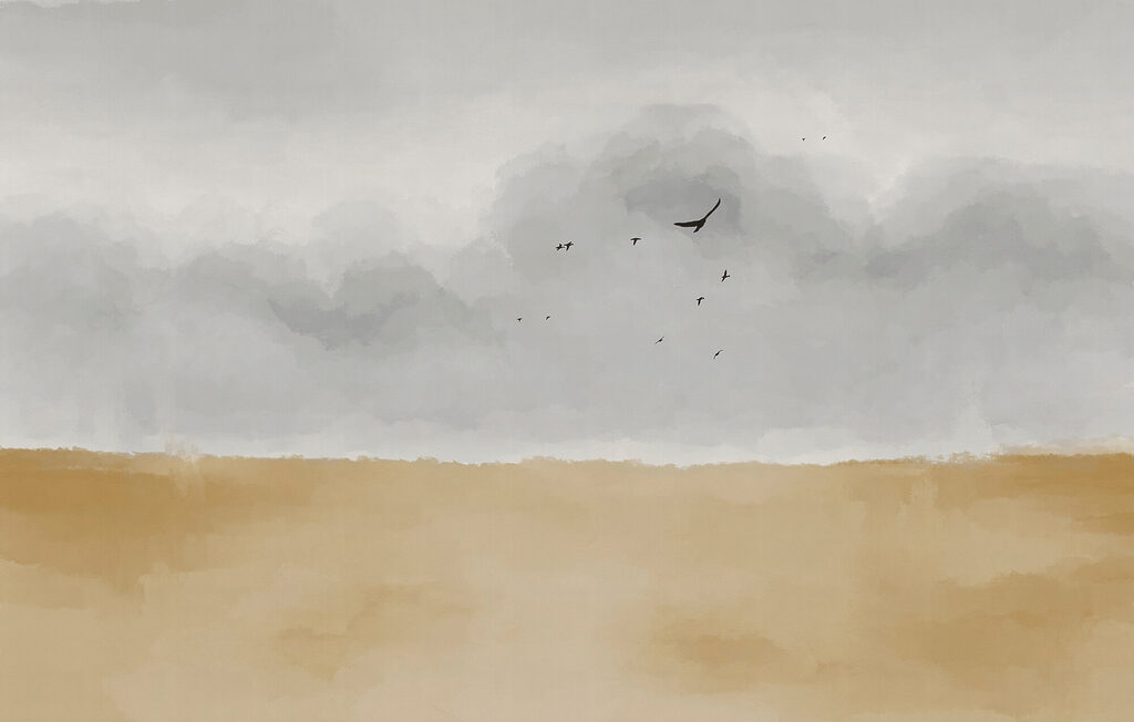 Bird flying in the sky