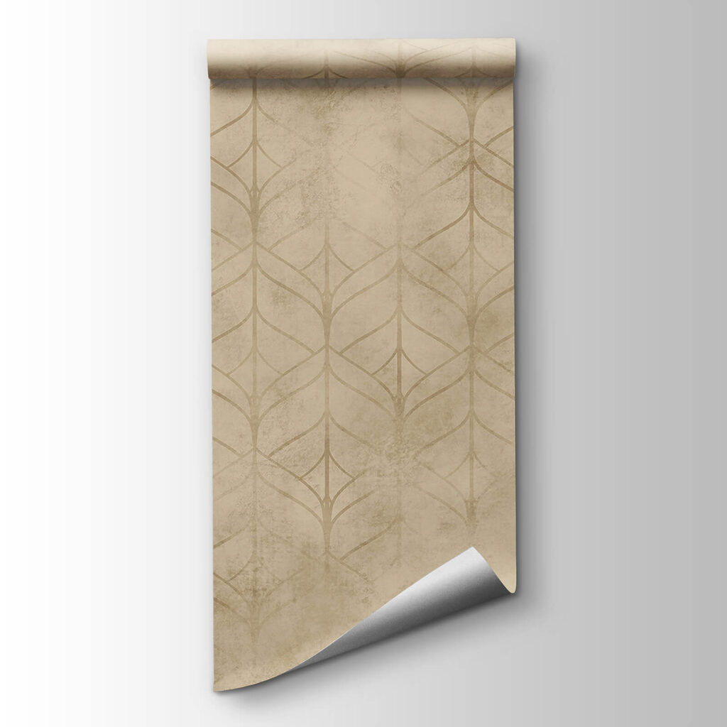 Beige and tan patterned wallpaper Beige and tan patterned wallpaper