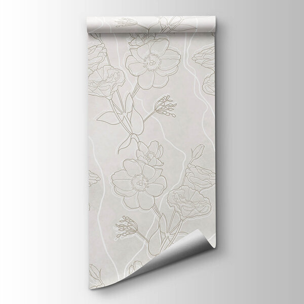 White and brown floral pattern White and brown floral pattern