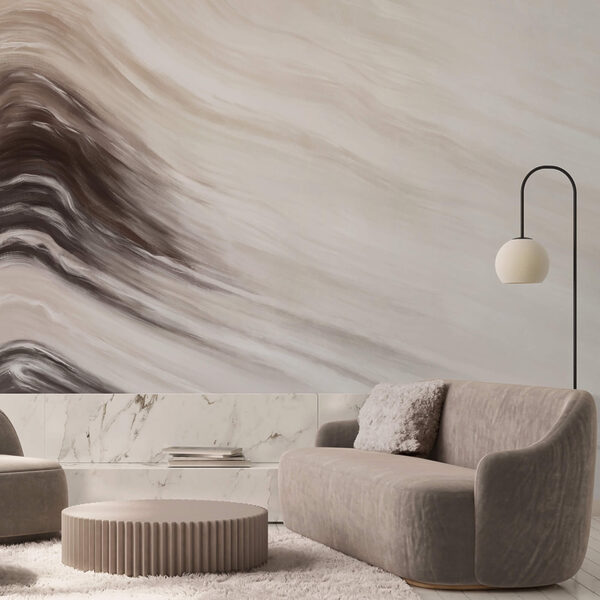 Abstrakcyjne fale w delikatnych odcieniach