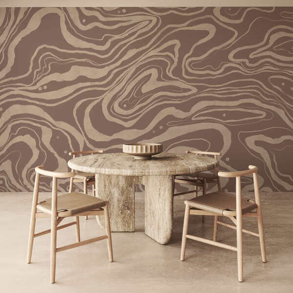 Brązowo-biały wzór