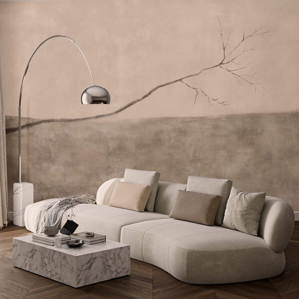 Gałąź drzewa na polu