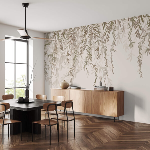 Delikatne liście w delikatnych odcieniach