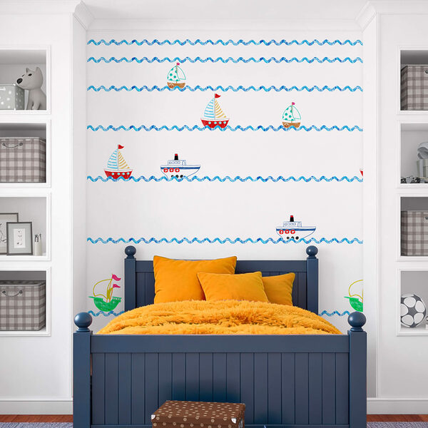 Wzór łodzi i łodzi podwodnej