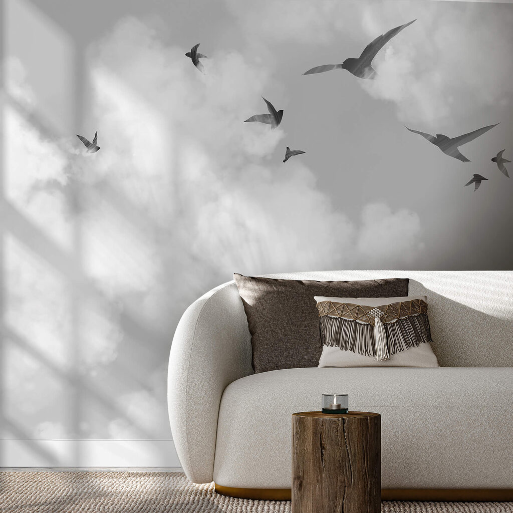 Ptaki latające ptaki na niebie