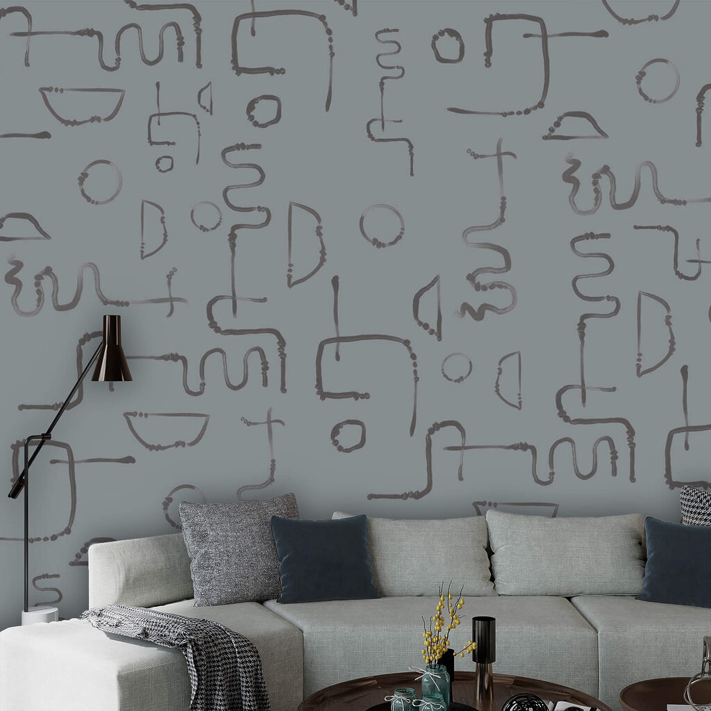 Wzór linii i kształtów