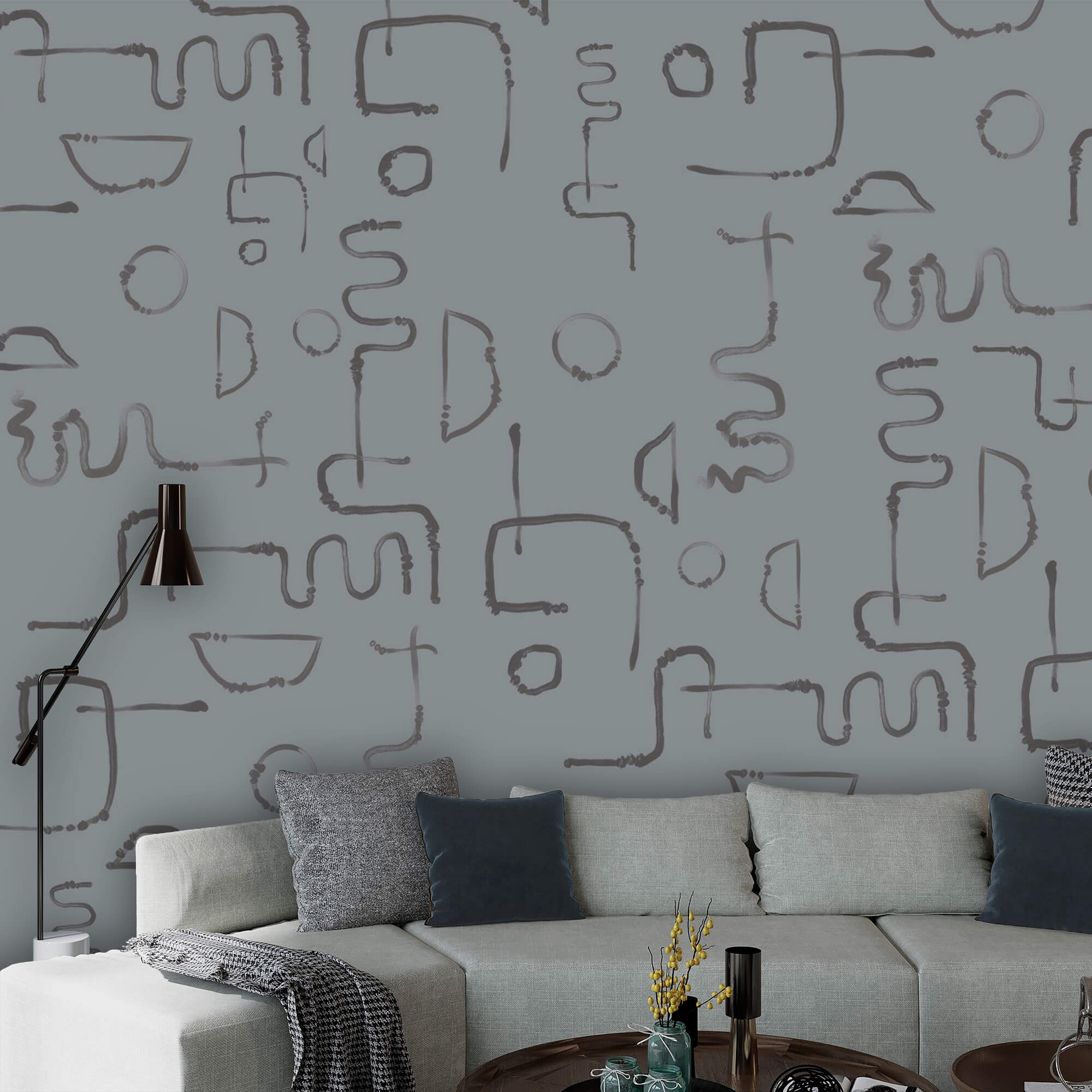 Wzór linii i kształtów