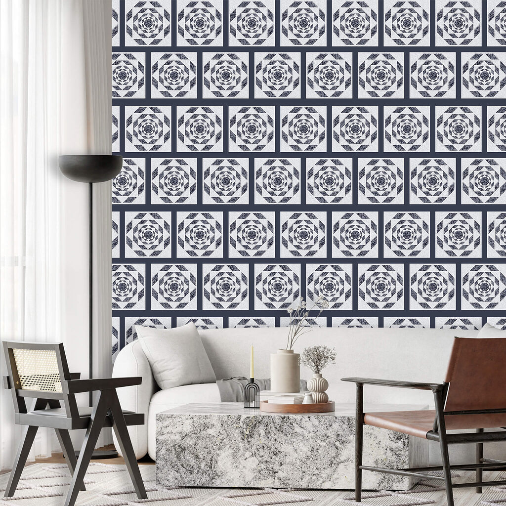 Wzór kwadratów i wzór kwiatu