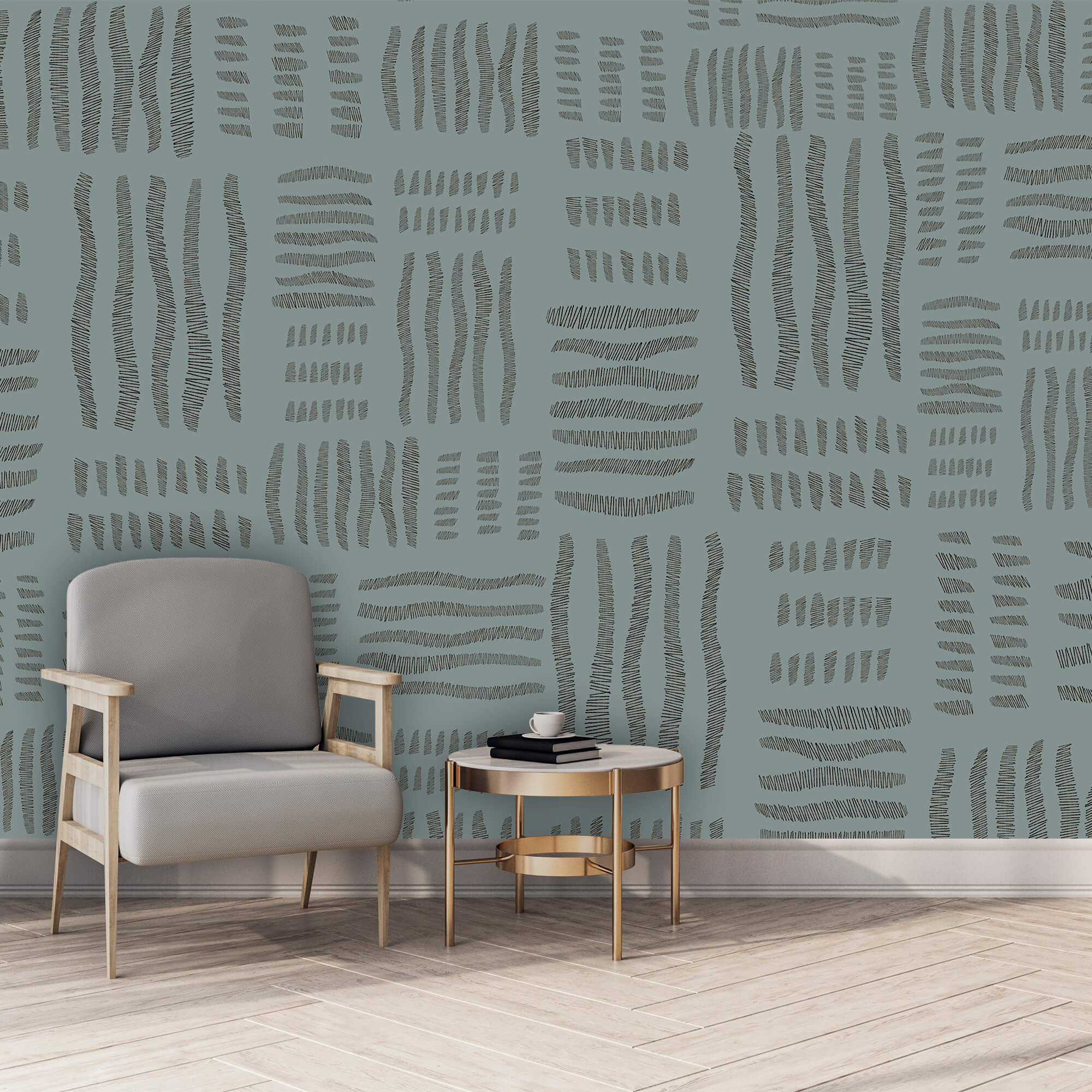 Wzór czarnych i białych linii