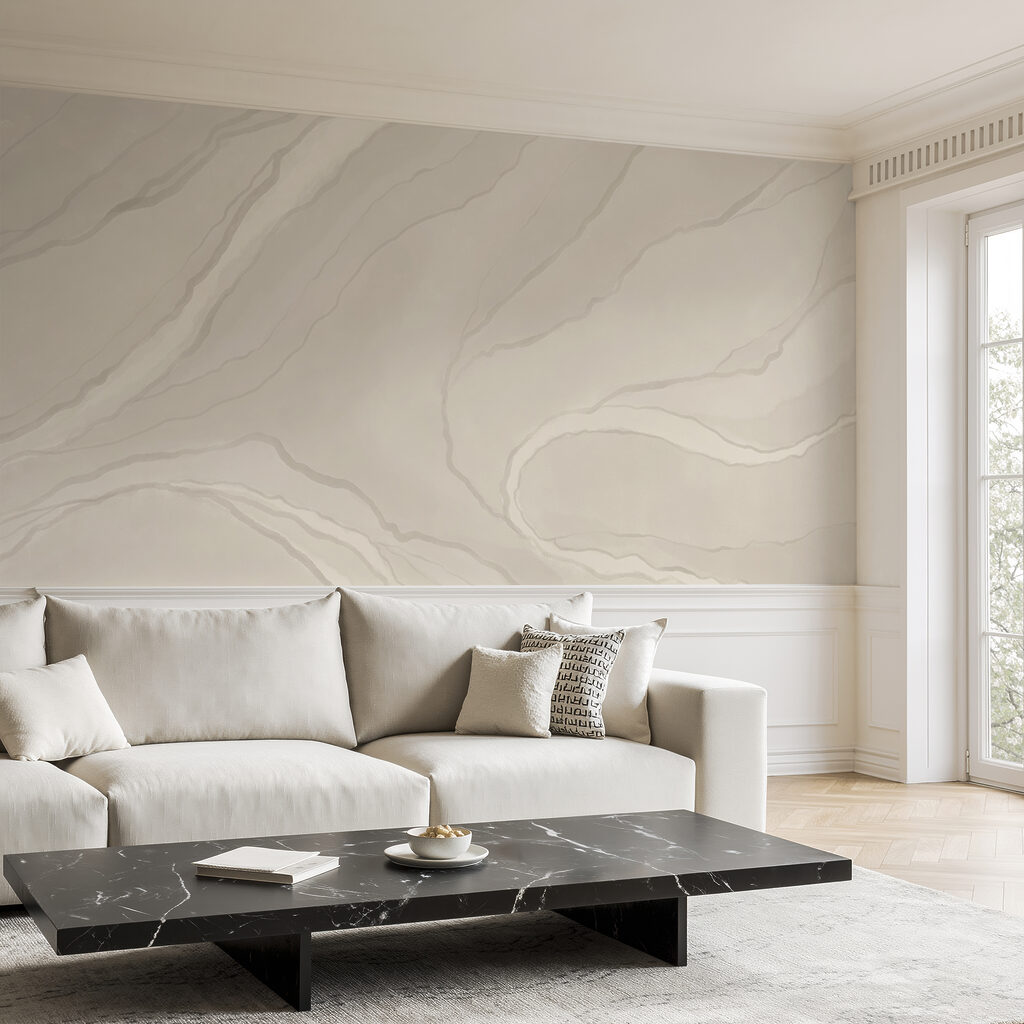 Biała i szara powierzchnia z liniami