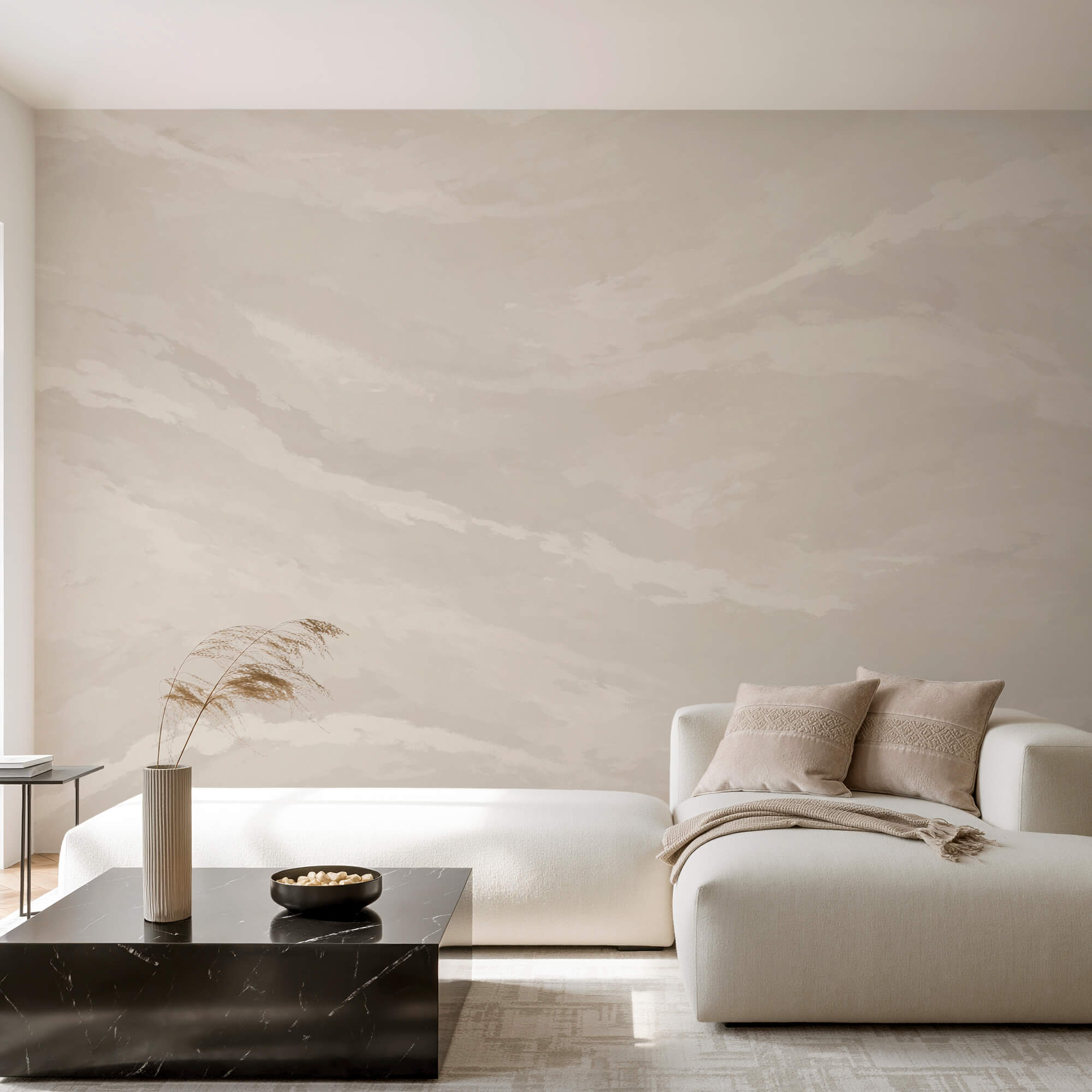 Biała powierzchnia z dużą ilością chmur