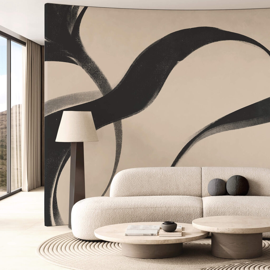 Czarno-białe zdjęcie fal