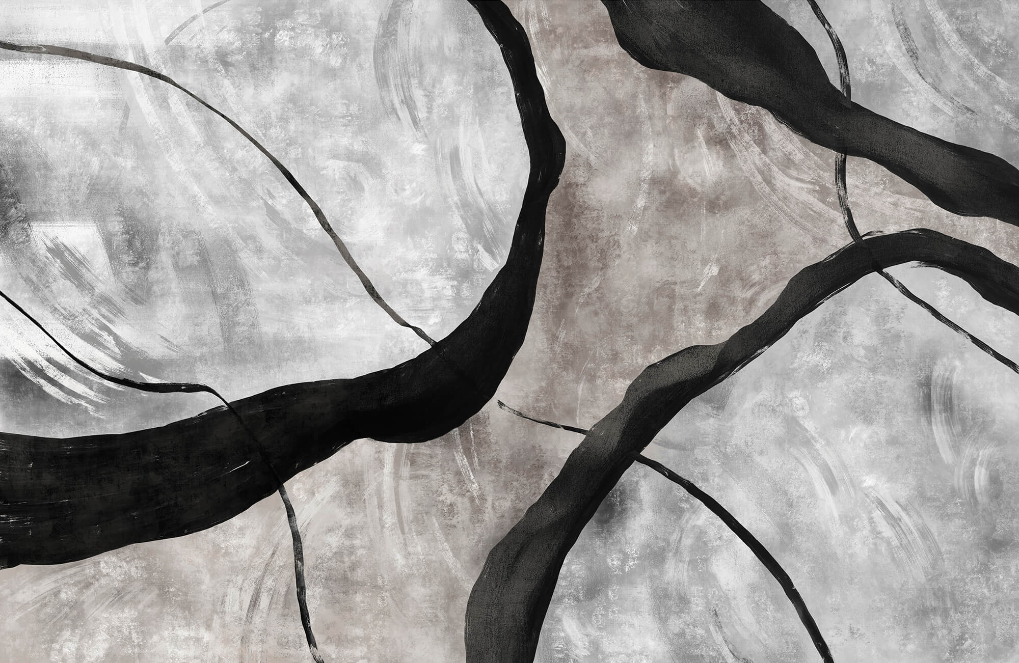 Black and white painting Black and white painting