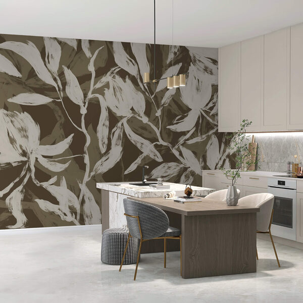 Inspirowany naturą wzór botaniczny