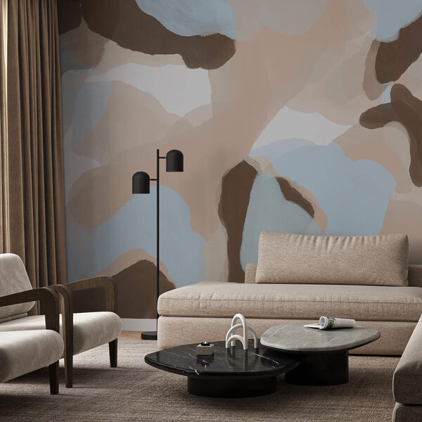 Abstrakcyjne kształty w delikatnych kolorach Abstrakcyjne kształty w delikatnych kolorach