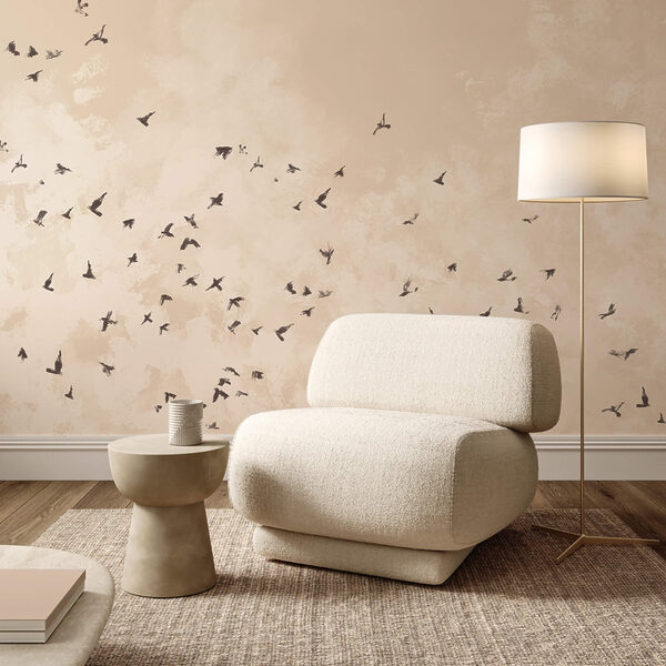 Stado ptaków na niebie