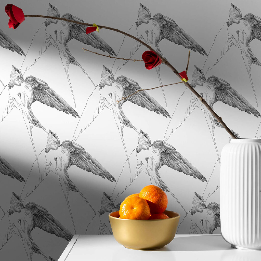 Grupa ptaków ze skrzydłami