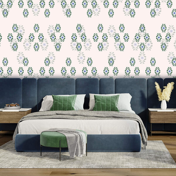 Wzór niebieskich kwiatów Wzór niebieskich kwiatów