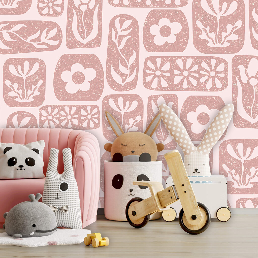 Wzór kwiatów i liści Wzór kwiatów i liści