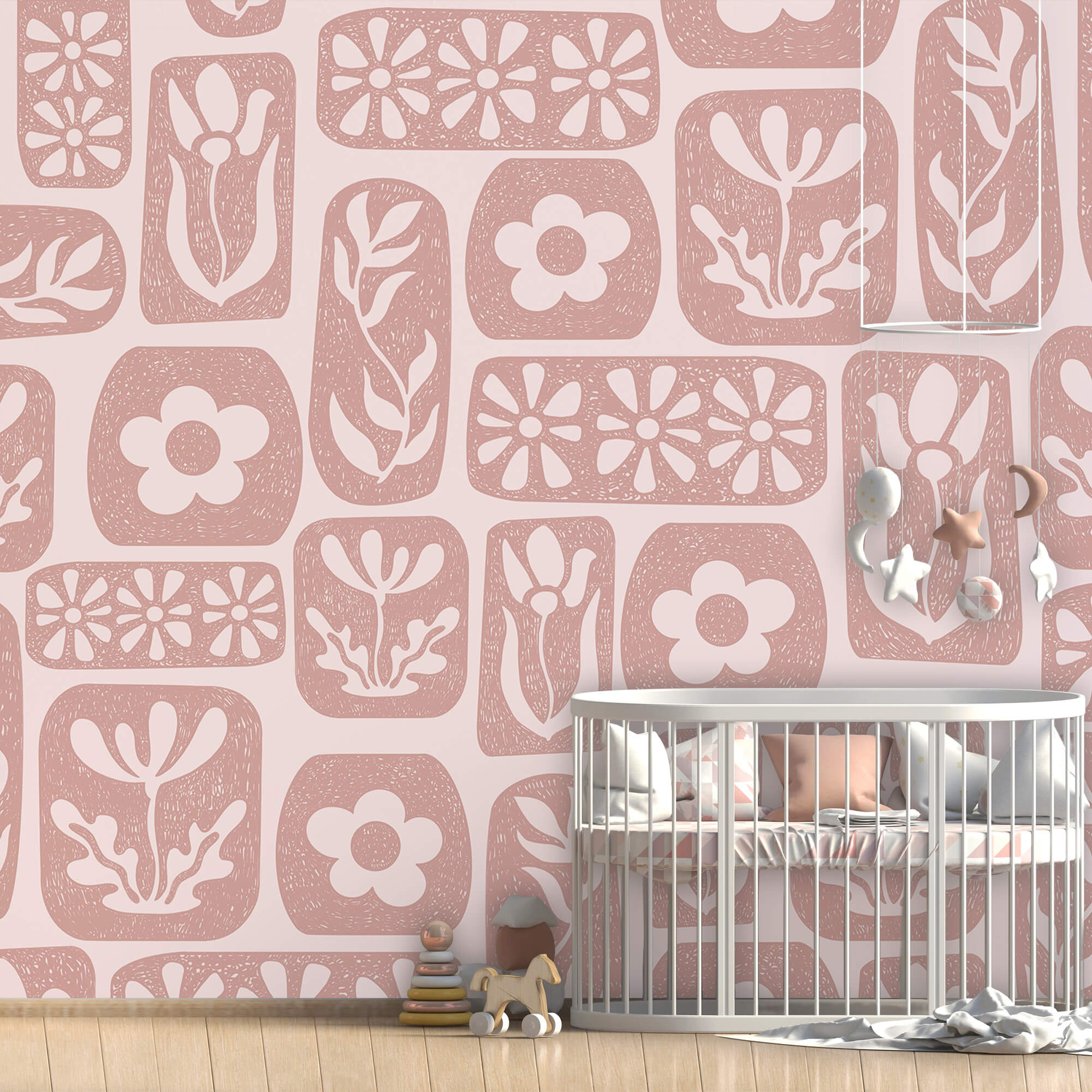 Wzór kwiatów i liści Wzór kwiatów i liści