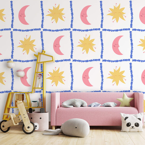 Wzór słońca i księżyca Wzór słońca i księżyca