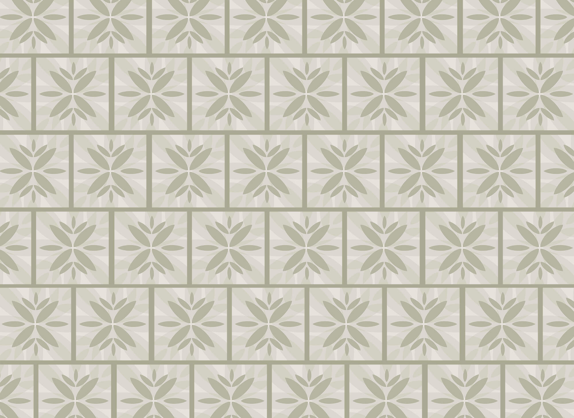 Pattern of flowers on a wall