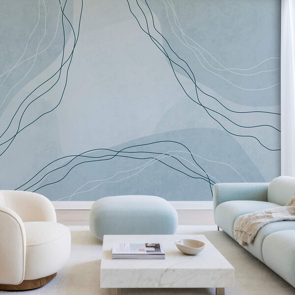 Niebiesko-białe tło z liniami