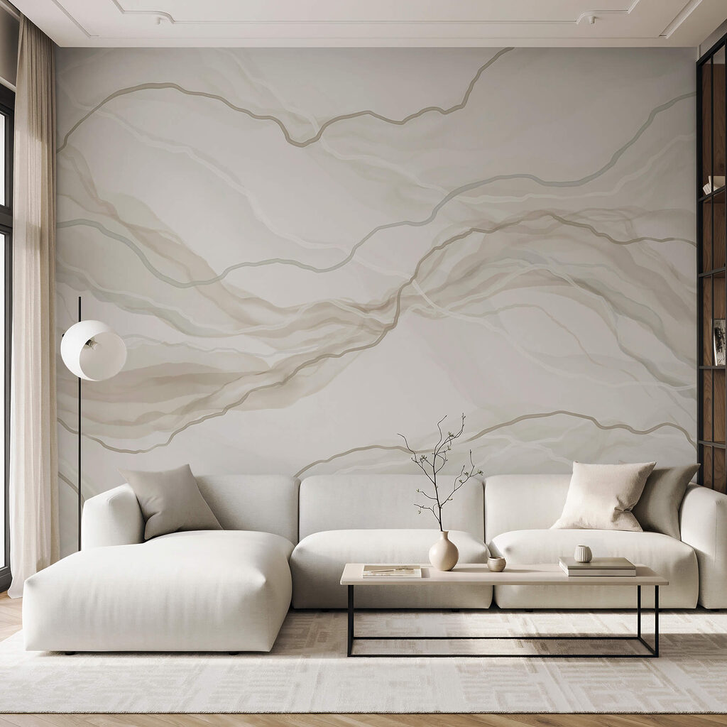 Biała i szara marmurkowa powierzchnia