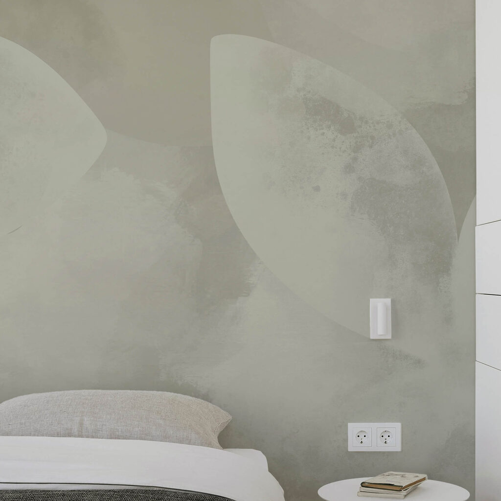 Biały wzór kwiatowy