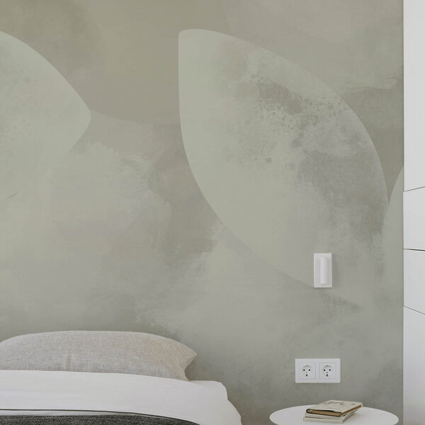 Biały wzór kwiatowy