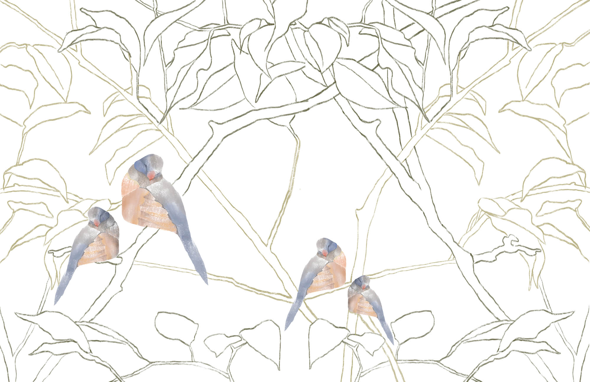 Bird on a branch Bird on a branch