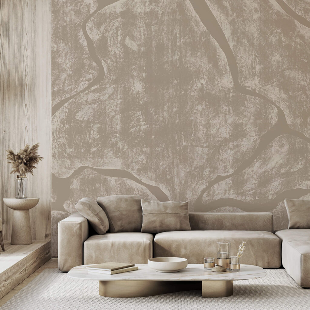 Organiczny wzór w stonowanych barwach Organiczny wzór w stonowanych barwach