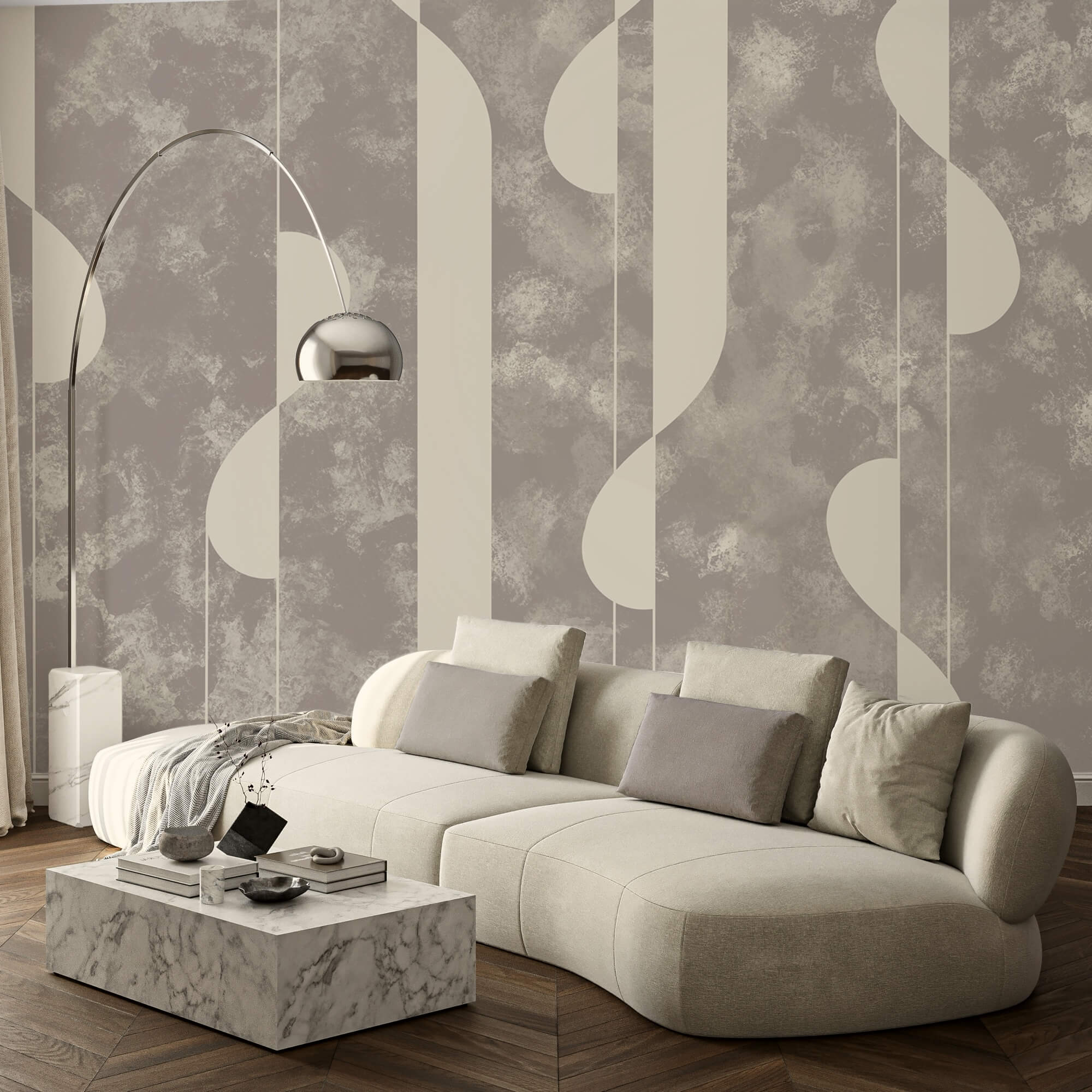 Abstrakcyjny wzór w delikatnych odcieniach