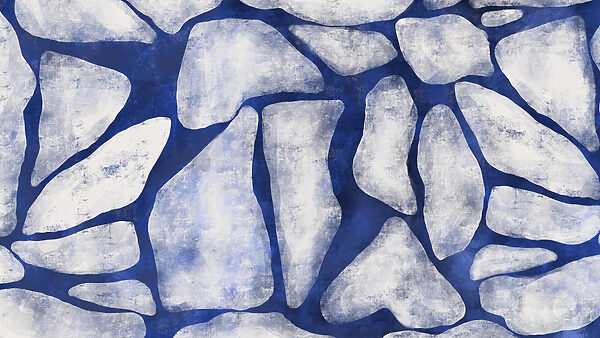 Blue and white pattern Blue and white pattern