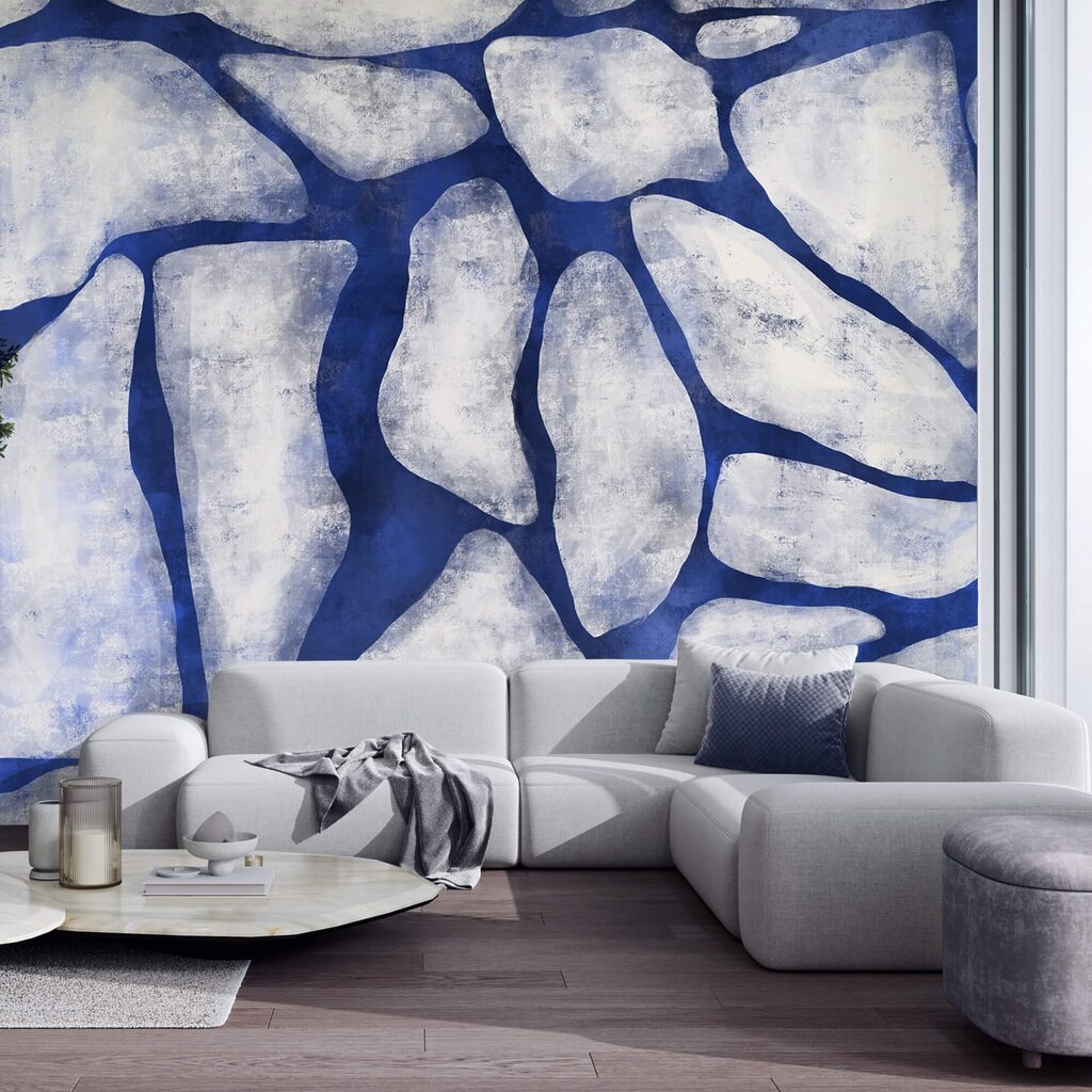 Niebiesko-biały wzór Niebiesko-biały wzór