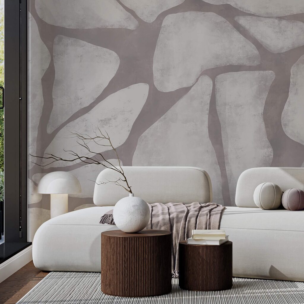 Szaro-biała ściana skalna