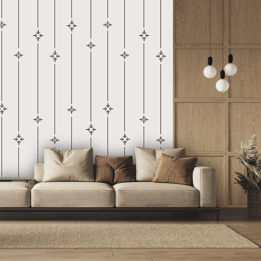 Wzór z gwiazdek i linii